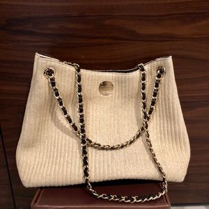 Henri Bendel Straw Handbag